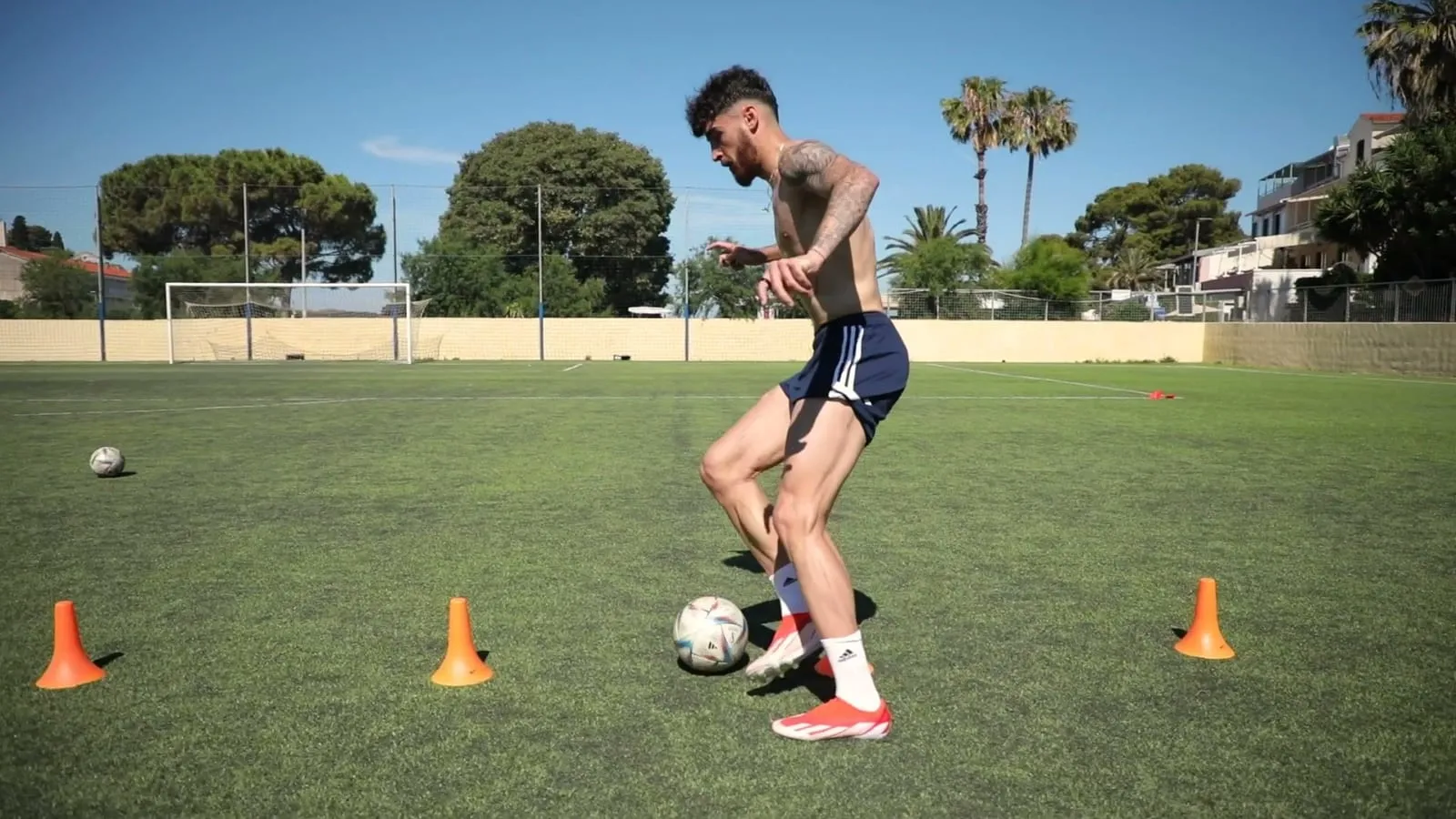 On the pitch